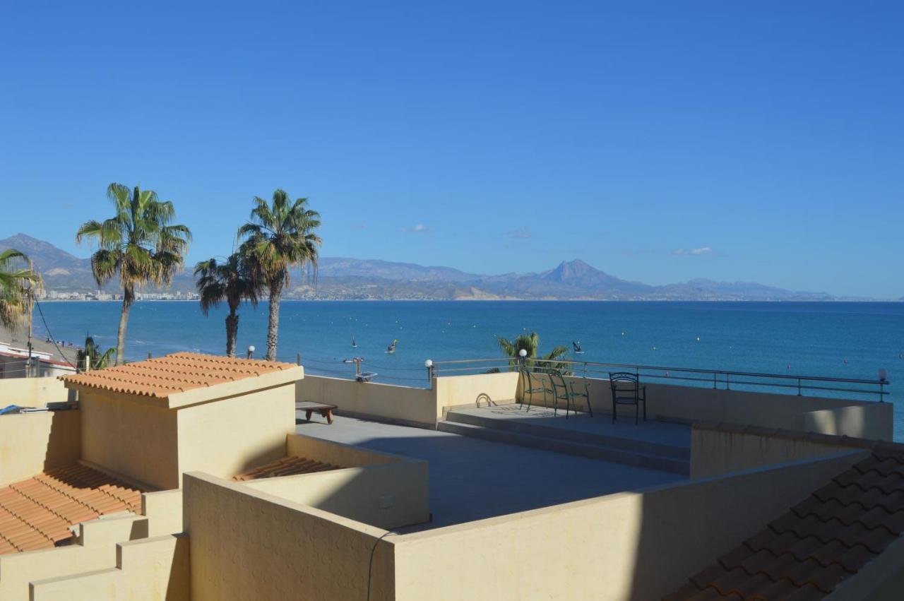 Maravilloso Apartamento Amanecer Cabo A Pie De Playa Y Mar En Chalet Roquetes Alicante Dış mekan fotoğraf