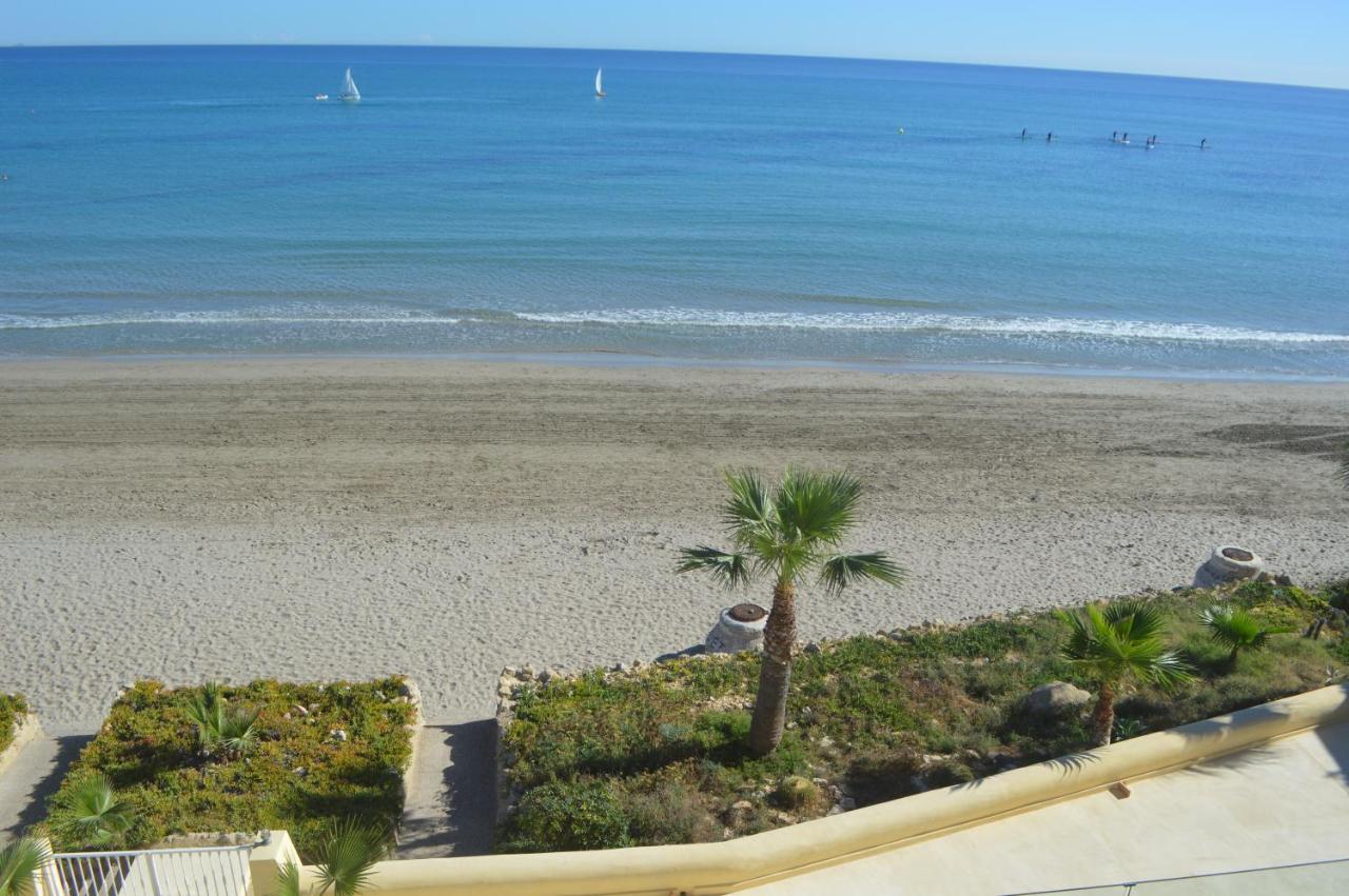 Maravilloso Apartamento Amanecer Cabo A Pie De Playa Y Mar En Chalet Roquetes Alicante Dış mekan fotoğraf