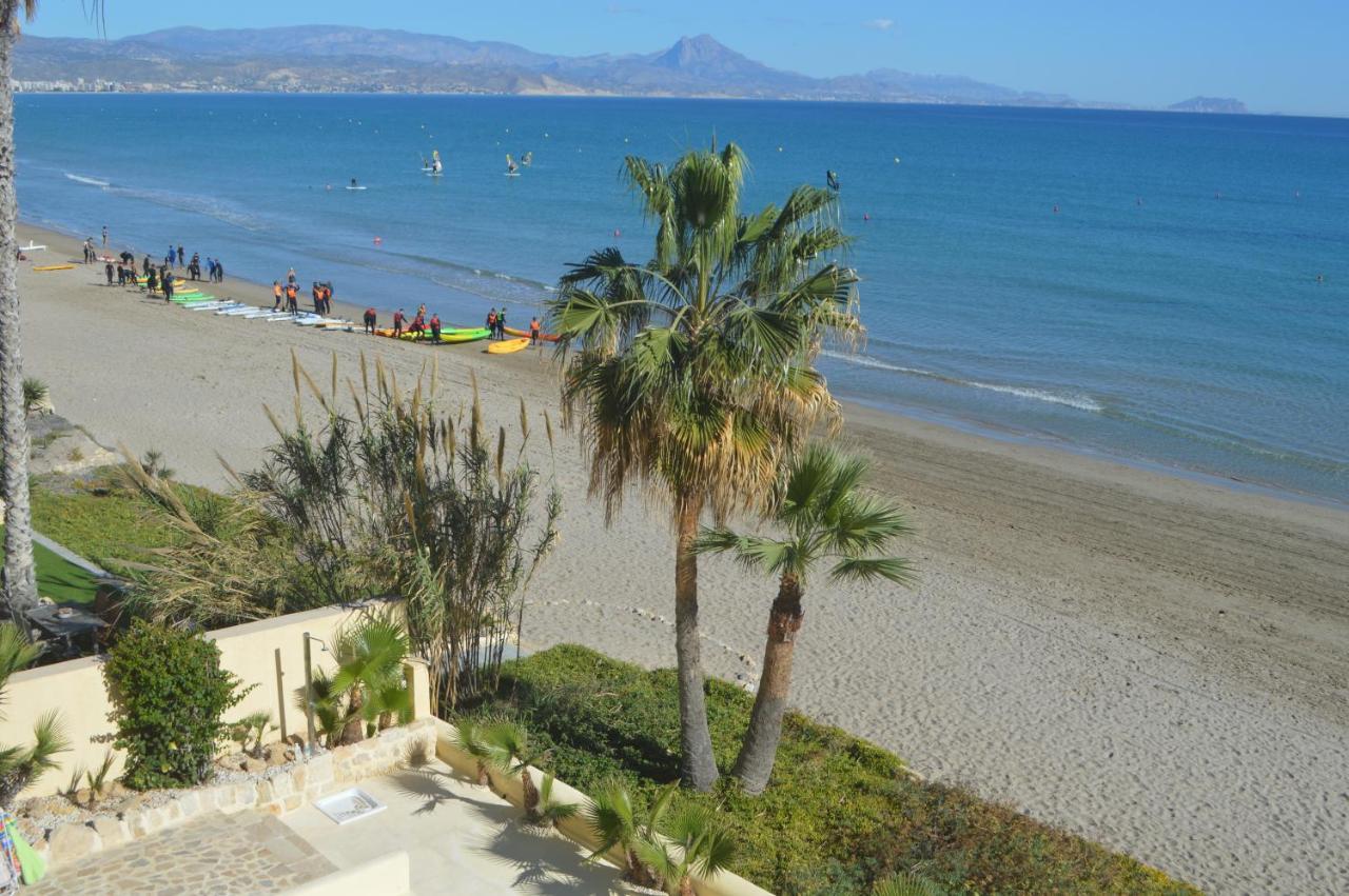 Maravilloso Apartamento Amanecer Cabo A Pie De Playa Y Mar En Chalet Roquetes Alicante Dış mekan fotoğraf