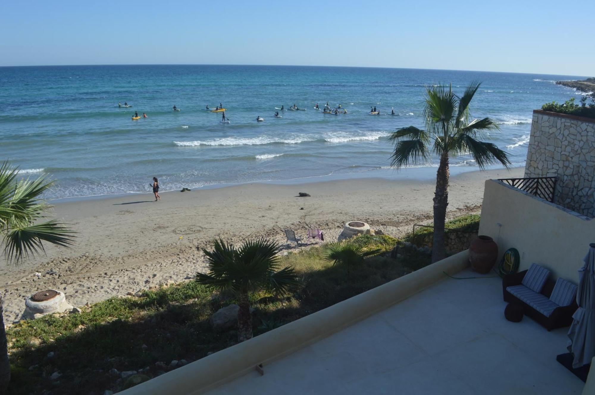 Maravilloso Apartamento Amanecer Cabo A Pie De Playa Y Mar En Chalet Roquetes Alicante Dış mekan fotoğraf